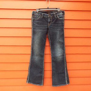 Silver Jeans Frances Dark Wash Bootcut Jeans 30/31
